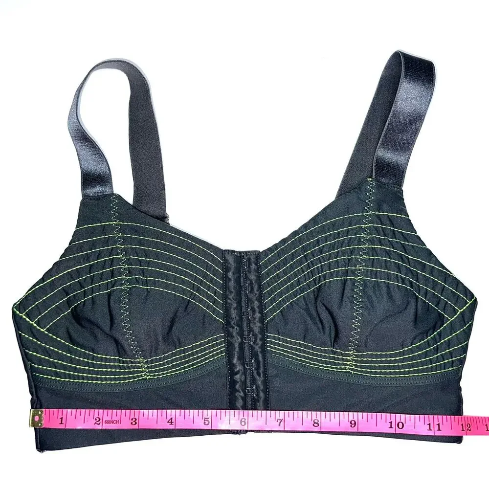 Fabletics Ines Low Impact Sports Bra in Night Shade/Neon Size XS